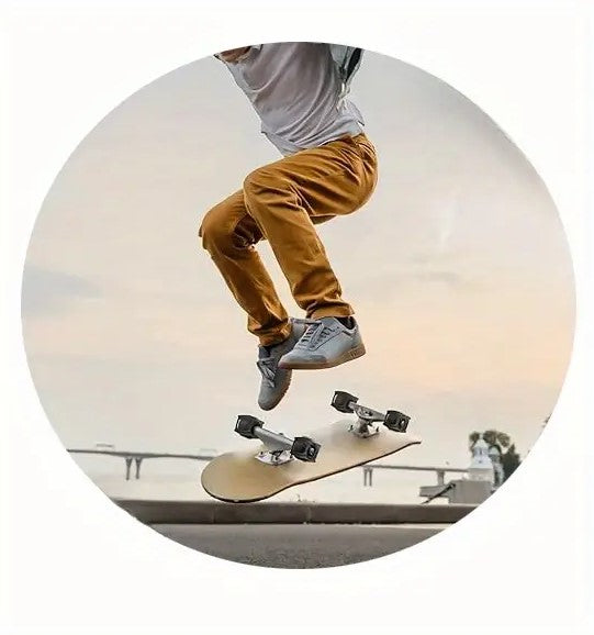 Skater Trainer Wheel Covers for Beginner Skateboarders - Learn Tricks Faster, Easier and Safer on State Boards 4 pcs Black