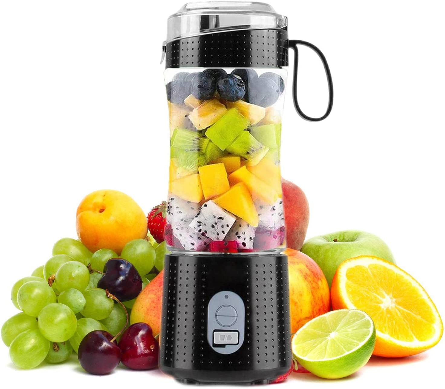 Personal Portable Blender Mixer Juicer with Cup USB Rechargeable For Smoothies and Shakes 13 oz